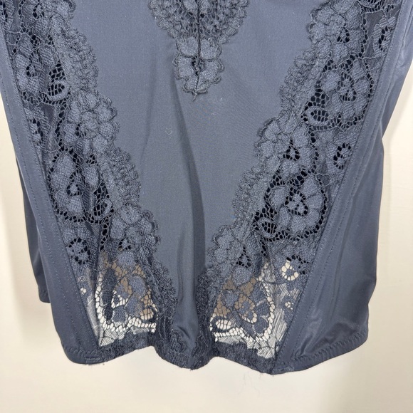 La SENZA Cowgirl Bustier Black Lace Festival Boho Top Size Medium - Picture 4 of 14